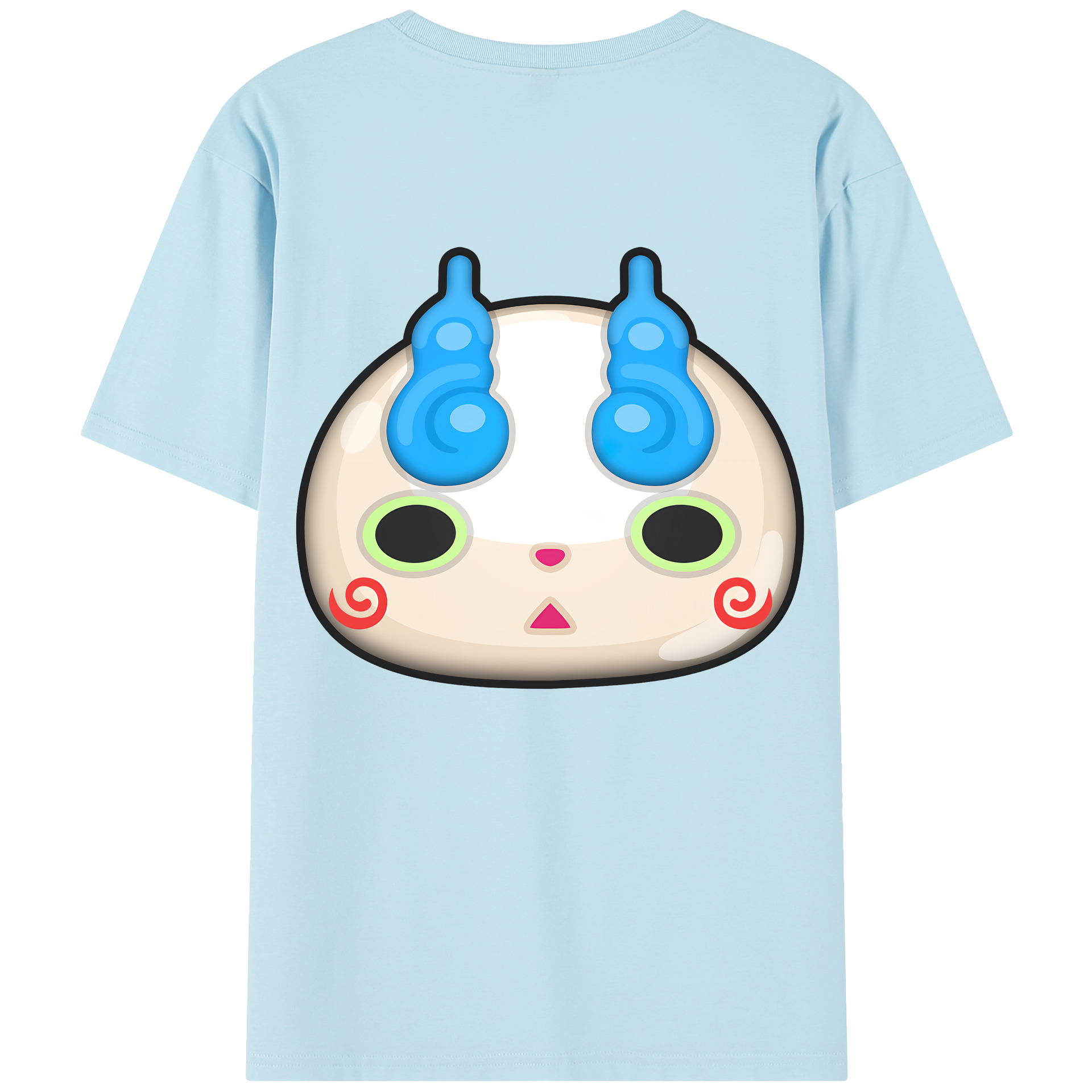（画像用） 妖怪ウォッチ Yo-kai Watch 綿100％半袖Tシャツ（背面プリント）